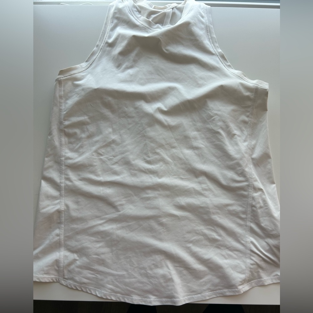 Lululemon White Sleeveless Women's Top